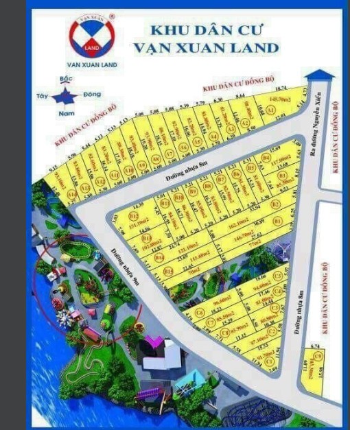 Cần bán nhanh lô đất  2MT - Tây Tứ Trạch (ĐB-TN) đối diện Vinhomes GrandPark, Nguyễn Xiển, Phường