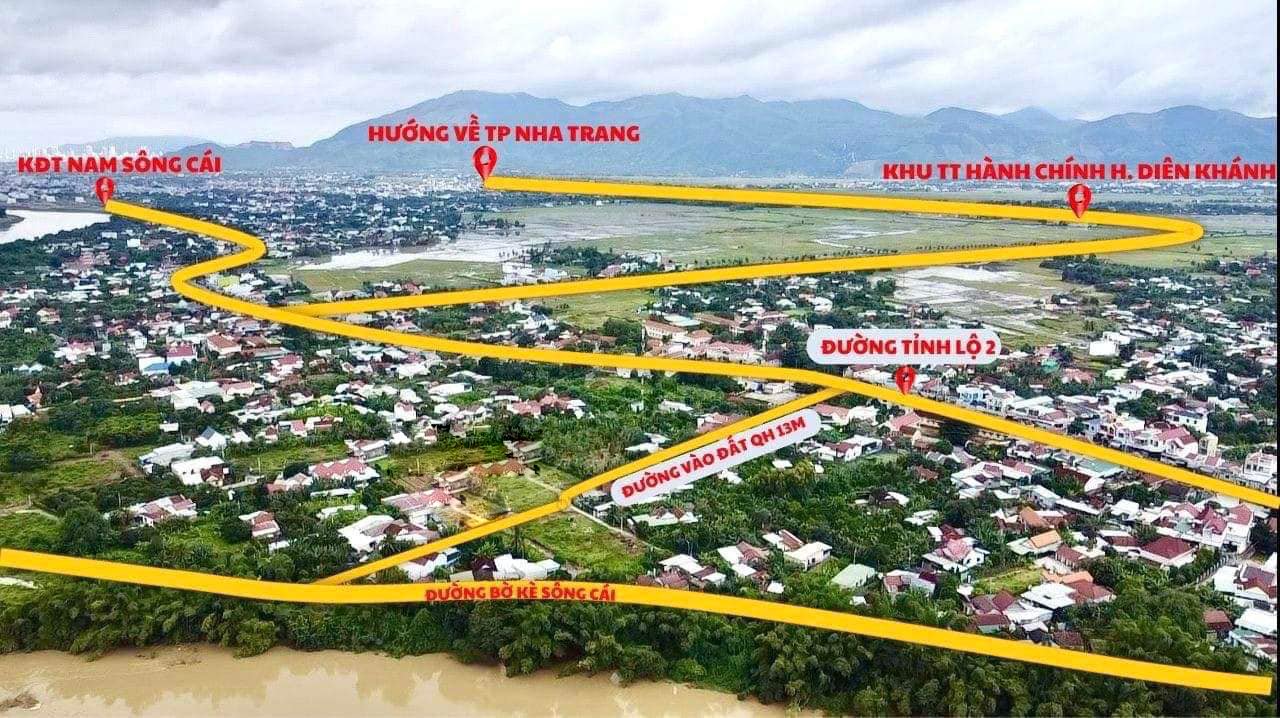 Bán đất thổ cư thôn Thanh Minh 1, xã Diên Lạc, Diên Khánh, Khánh Hoà