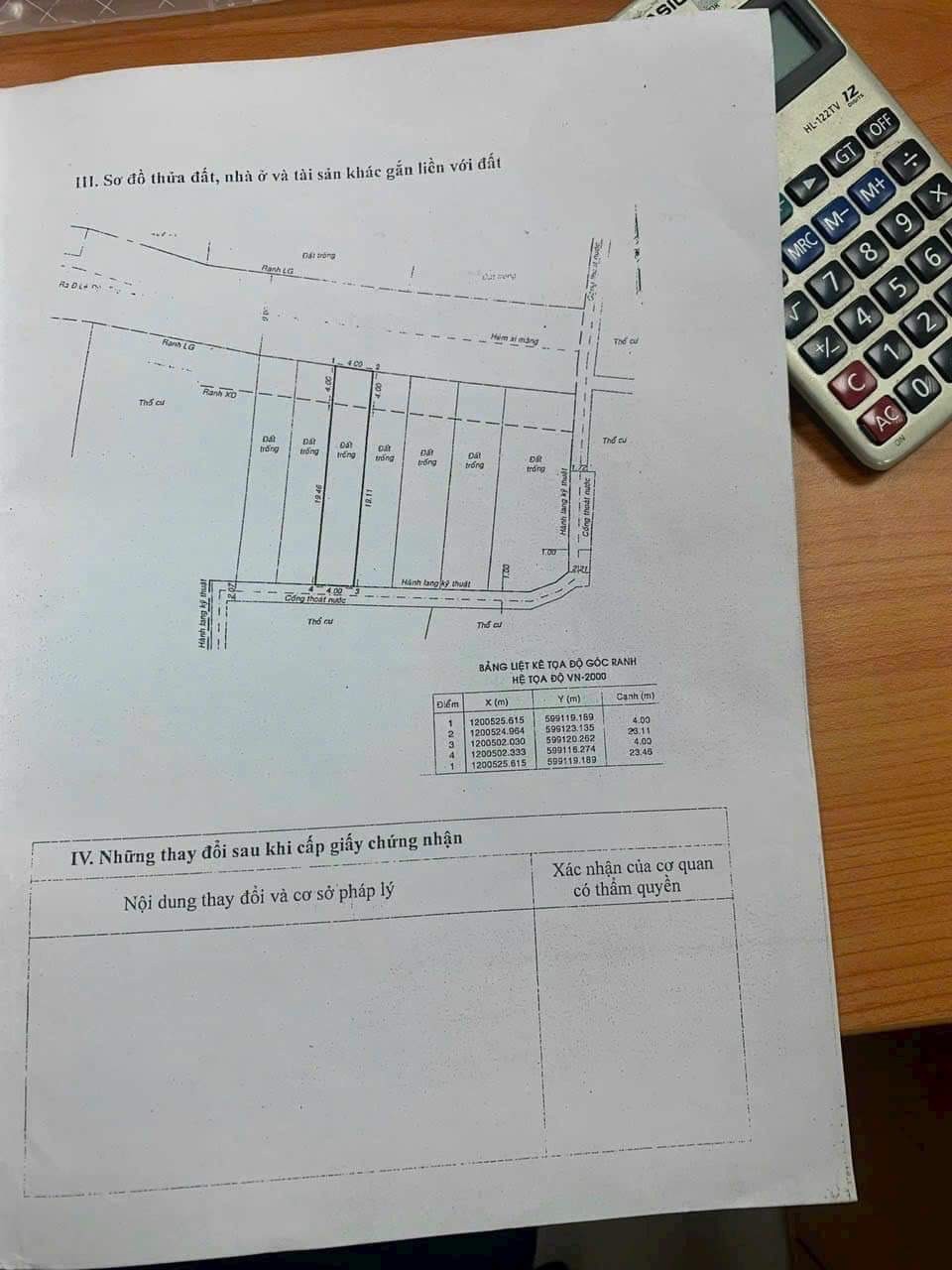 Chỉ 50tr/m2 sở hữu ngay đất hẻm xe hơi 8m, 4x24m, Lê Đức Thọ, Gò Vấp 3