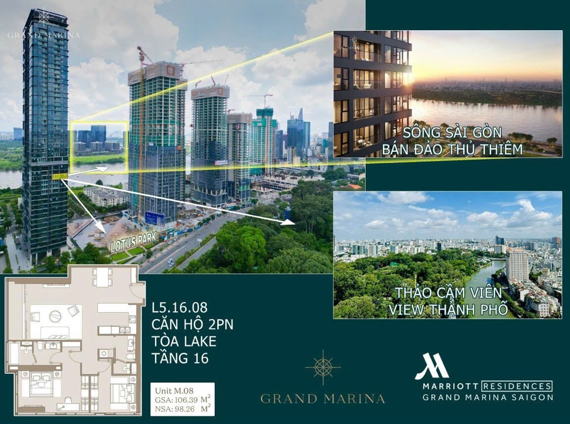 Grand Marina Sài Gòn căn hộ Marriot International Quận 1 - tặng full NT - nhận nhà ngay TT chỉ 30% 3