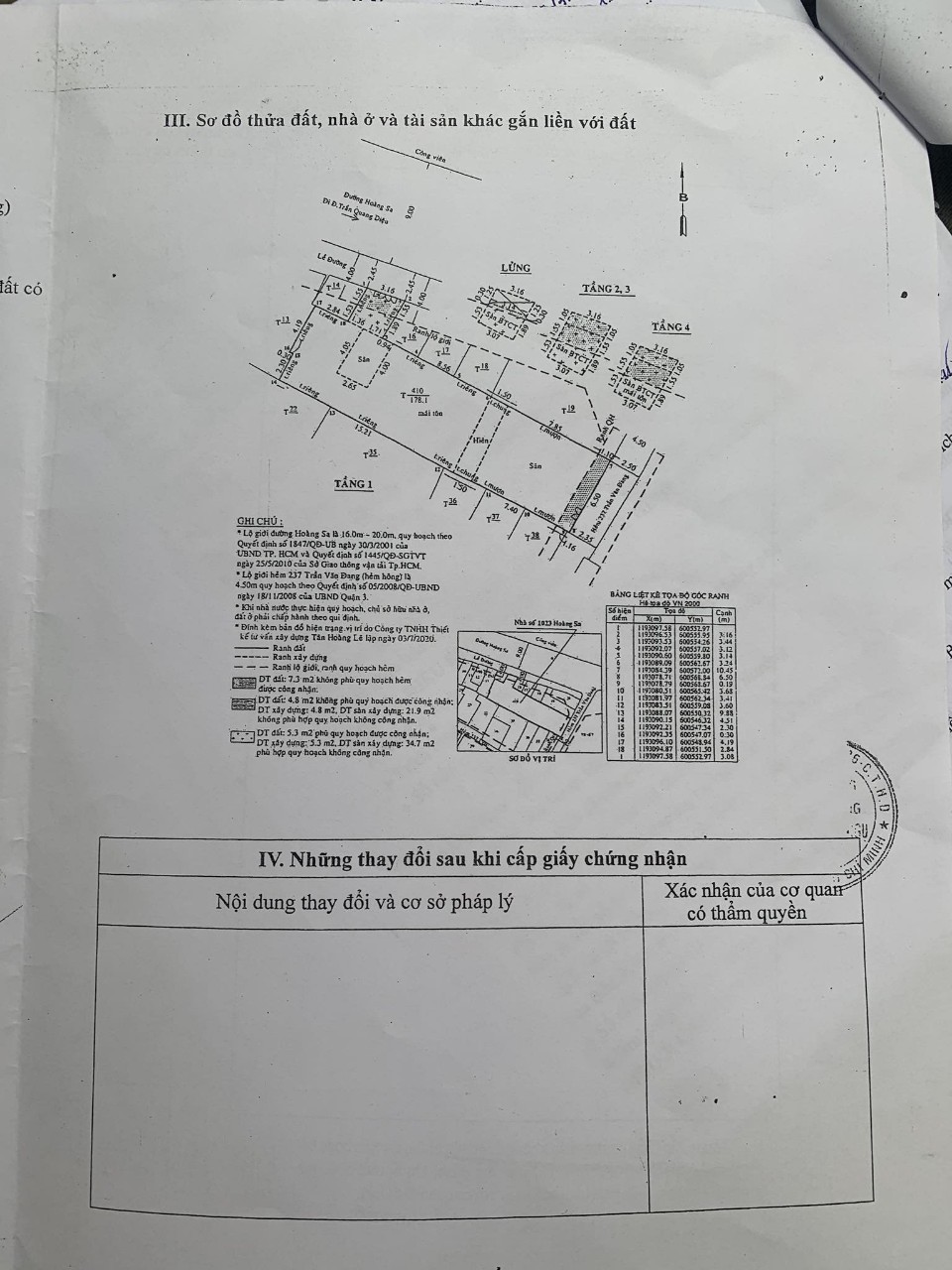 Chính CHủ Cần bán đẩ mặt tiền 1023  Hoàng Sa thửa  410, số tờ 6, Quận 3, 178 m2, chỉ 50 tỷ 4