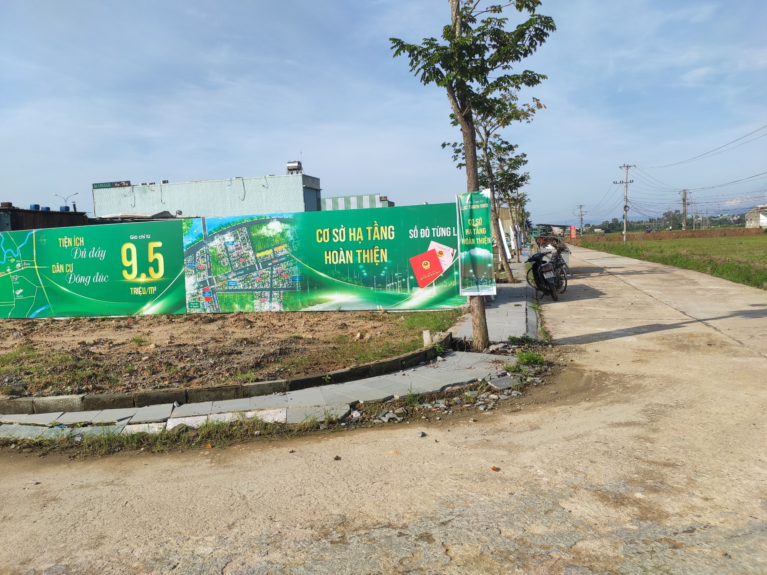 Đất nền Điện Bàn ven Đà Nẵng, gần UBND, chợ, trường học, bán bao sổ, hỗ trợ vay 3 bên  0918852552 7