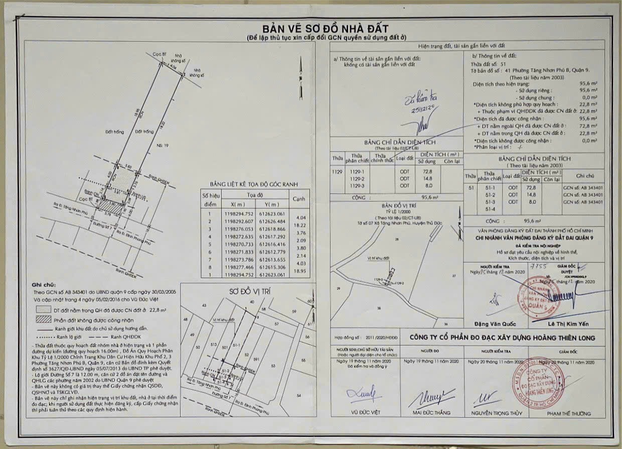 Cần bán Đất đường 7, Phường Tăng Nhơn Phú B, Diện tích 96m², Giá 06 Tỷ 3