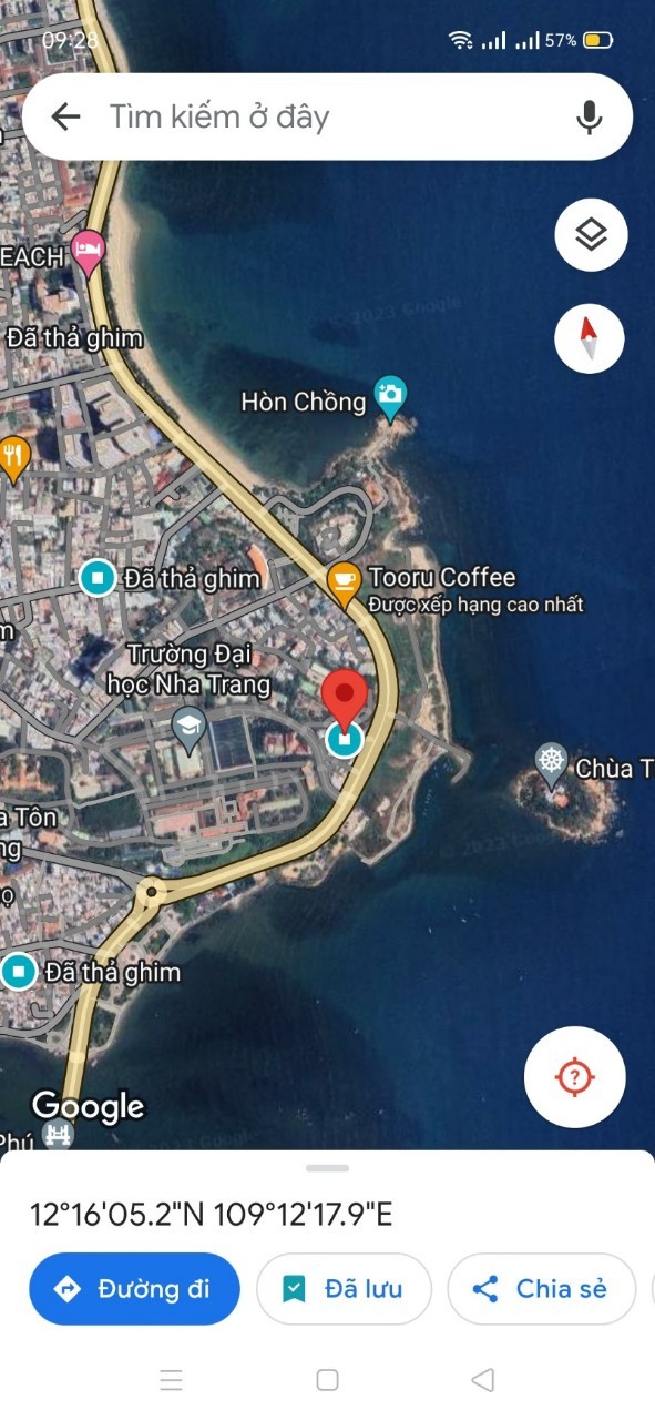 VỊ TRÍ BIỂN GIÁ BÁN CHỈ 150triệu/m2. Ngay đại học Nha Trang,Khánh Hòa, bãi tắm biểnHòn