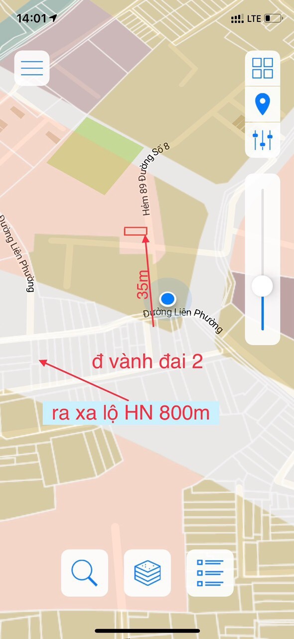 Bán Đất 5 x 21m công nhận 103m. Mặt Tiền Đường 8 TNP B, Q9 . Giá bán: 7,2tỷ. 5