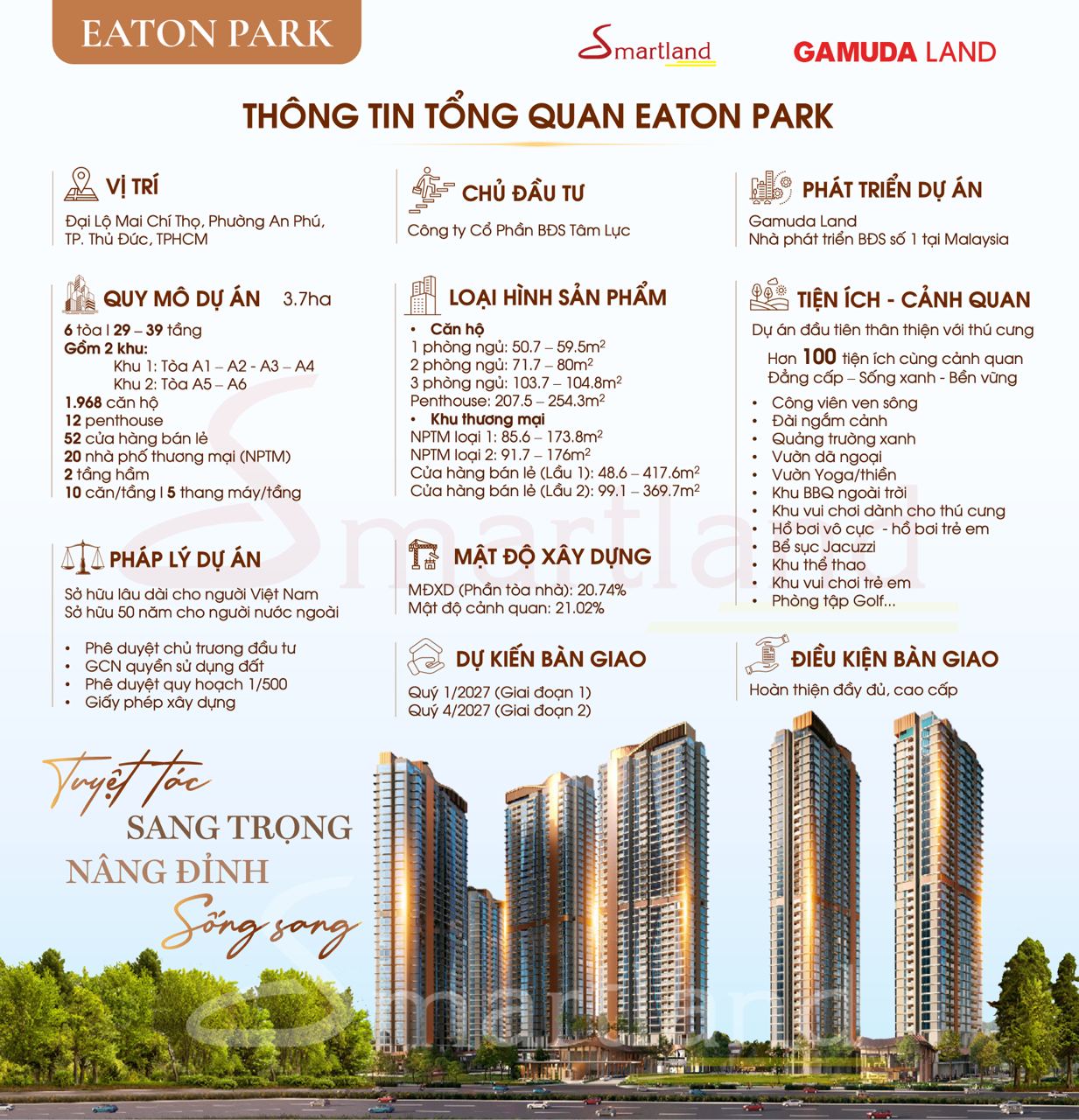 Cần bán Căn hộ chung cư dự án Eaton Park, Diện tích 50m², Giá 6.2 Tỷ 5