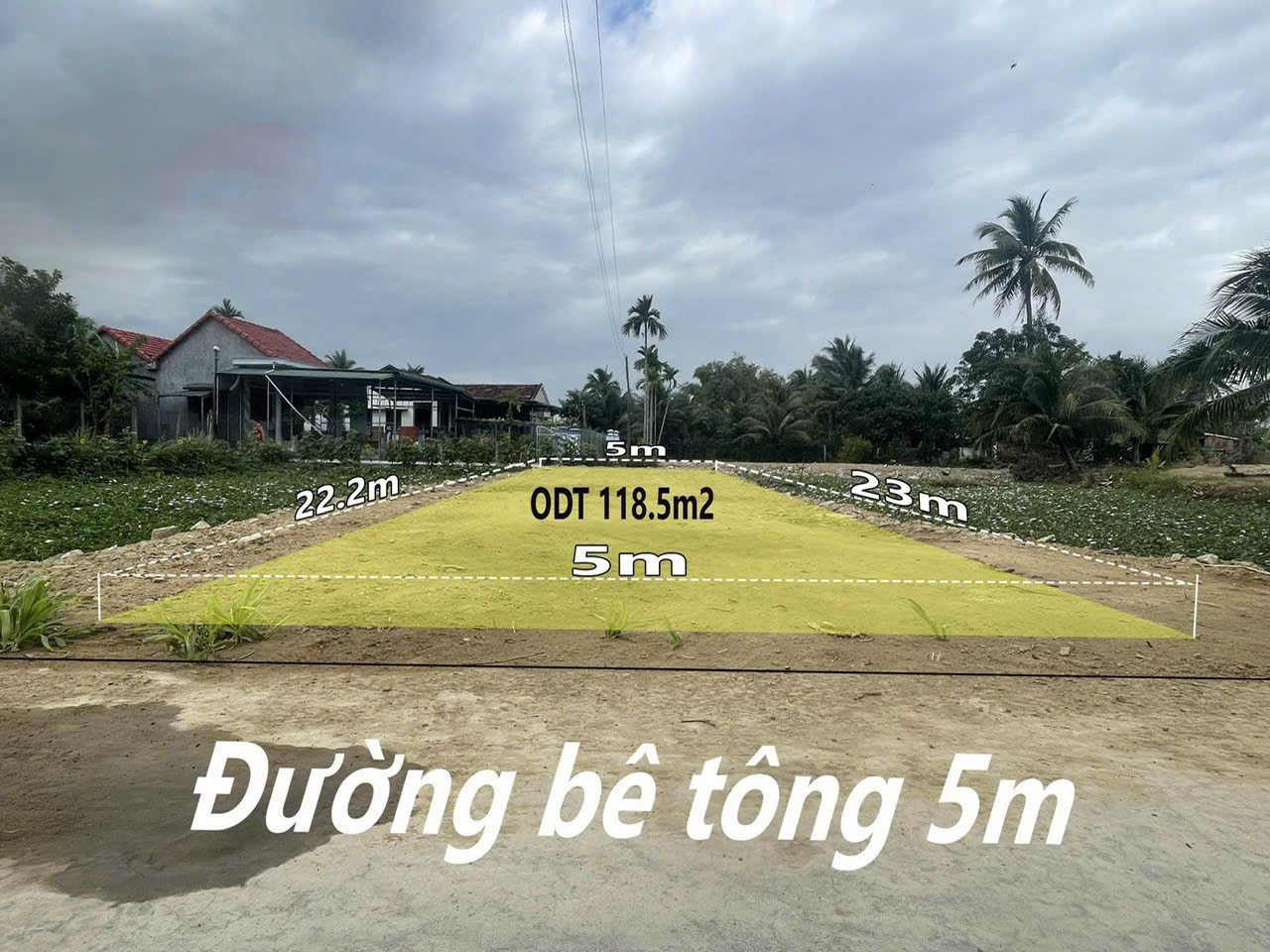 Cần bán Đất đường 1, Phường Ninh Giang, Diện tích 118m², Giá 710 Triệu