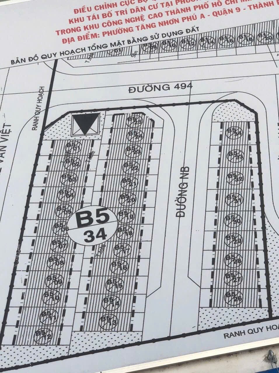 Cần bán Đất Phường Tăng Nhơn Phú A, Quận 9, Diện tích 77m², Giá 7.6 Tỷ 3