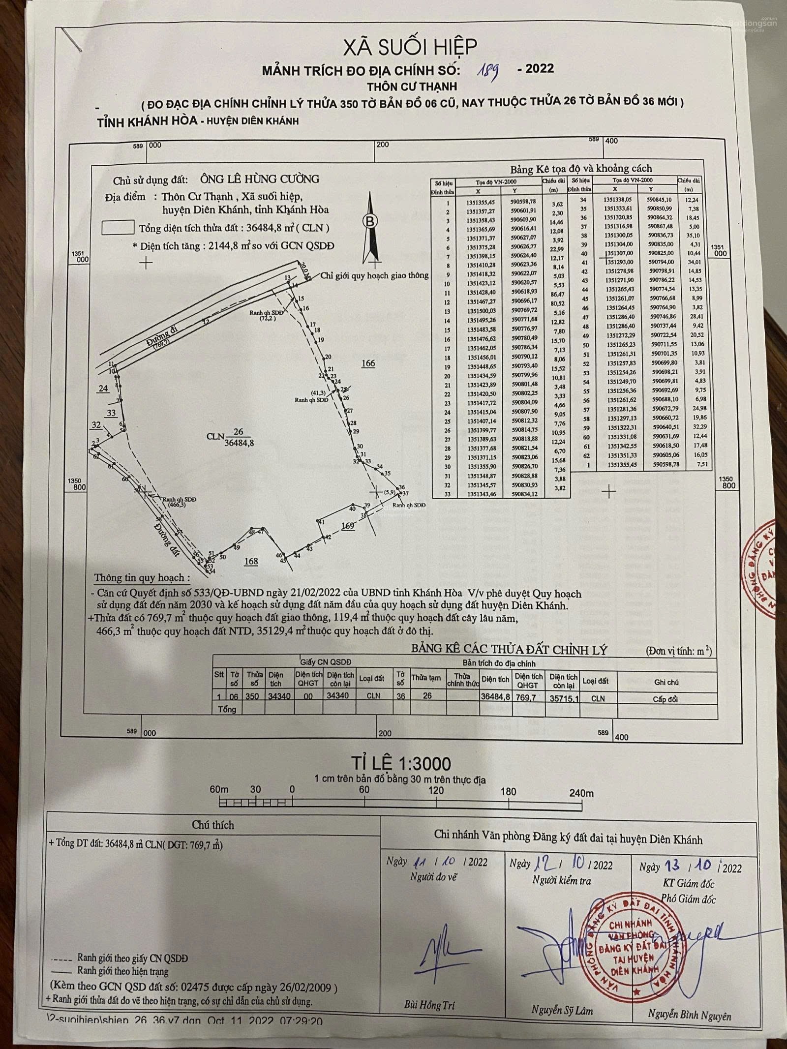 Cần bán Đất đường Quốc Lộ 1, Xã Suối Hiệp, Diện tích 36484m², Giá 130 Tỷ 3