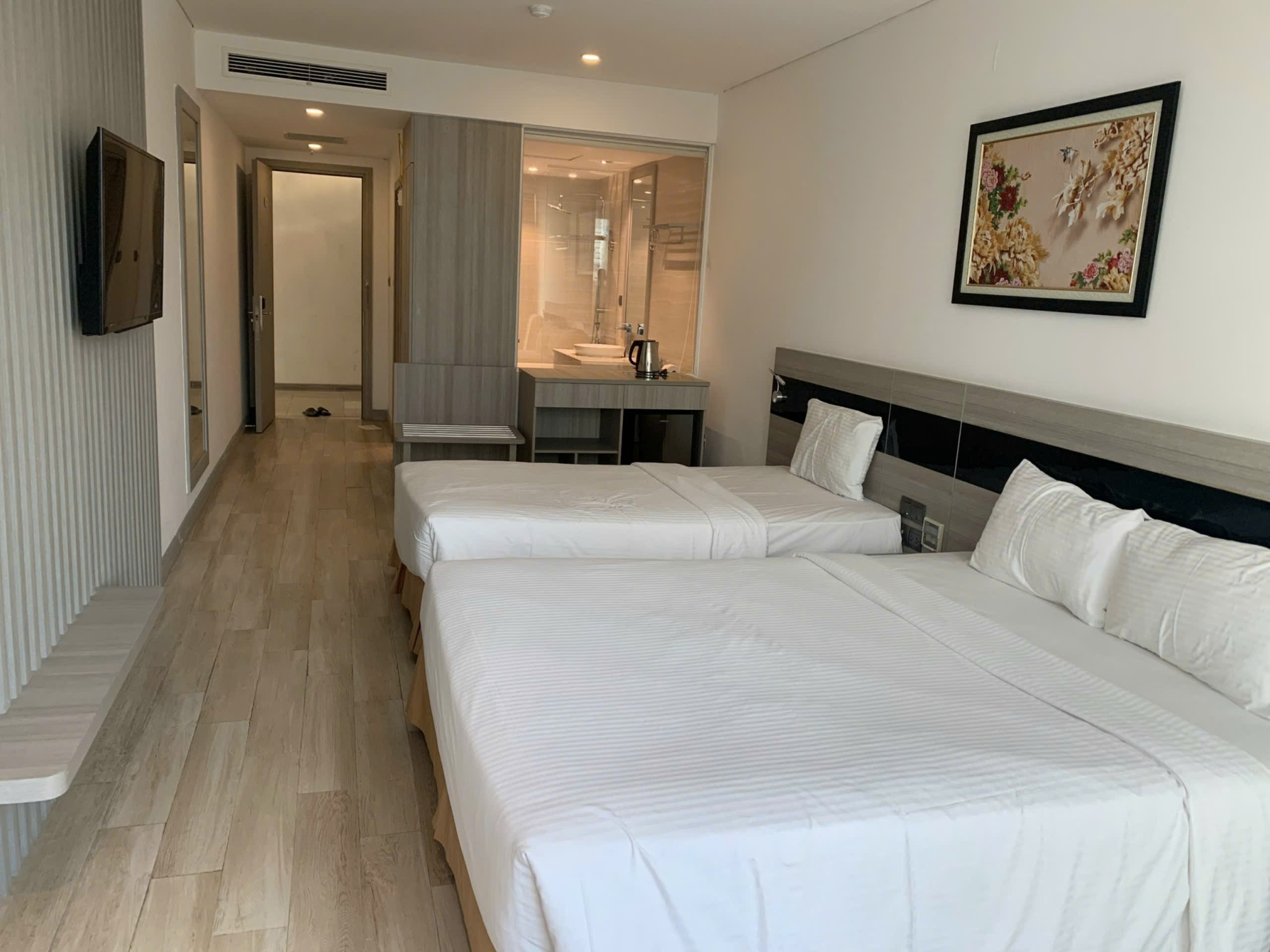 (Booking) căn hộ studio Mường Thanh Viễn Triều, Nha Trang, giá 4,5 triệu/tháng - 450k/ngày. 2