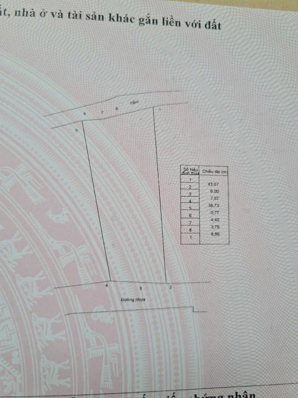 Cần bán Đất đường Tỉnh lộ 44, Thị trấn Phước Hải, Diện tích 617m², Giá 1.2 Tỷ
