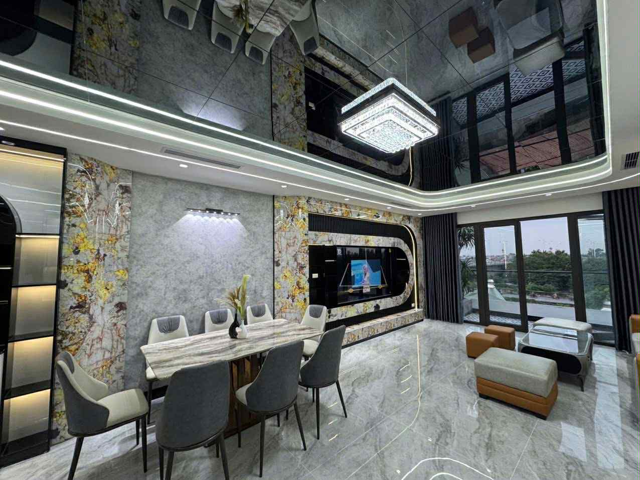 bán nhà lô góc Long Biên, 8 tầng, thang máy, ôtô tránh, kinh doanh, full nội thất 2