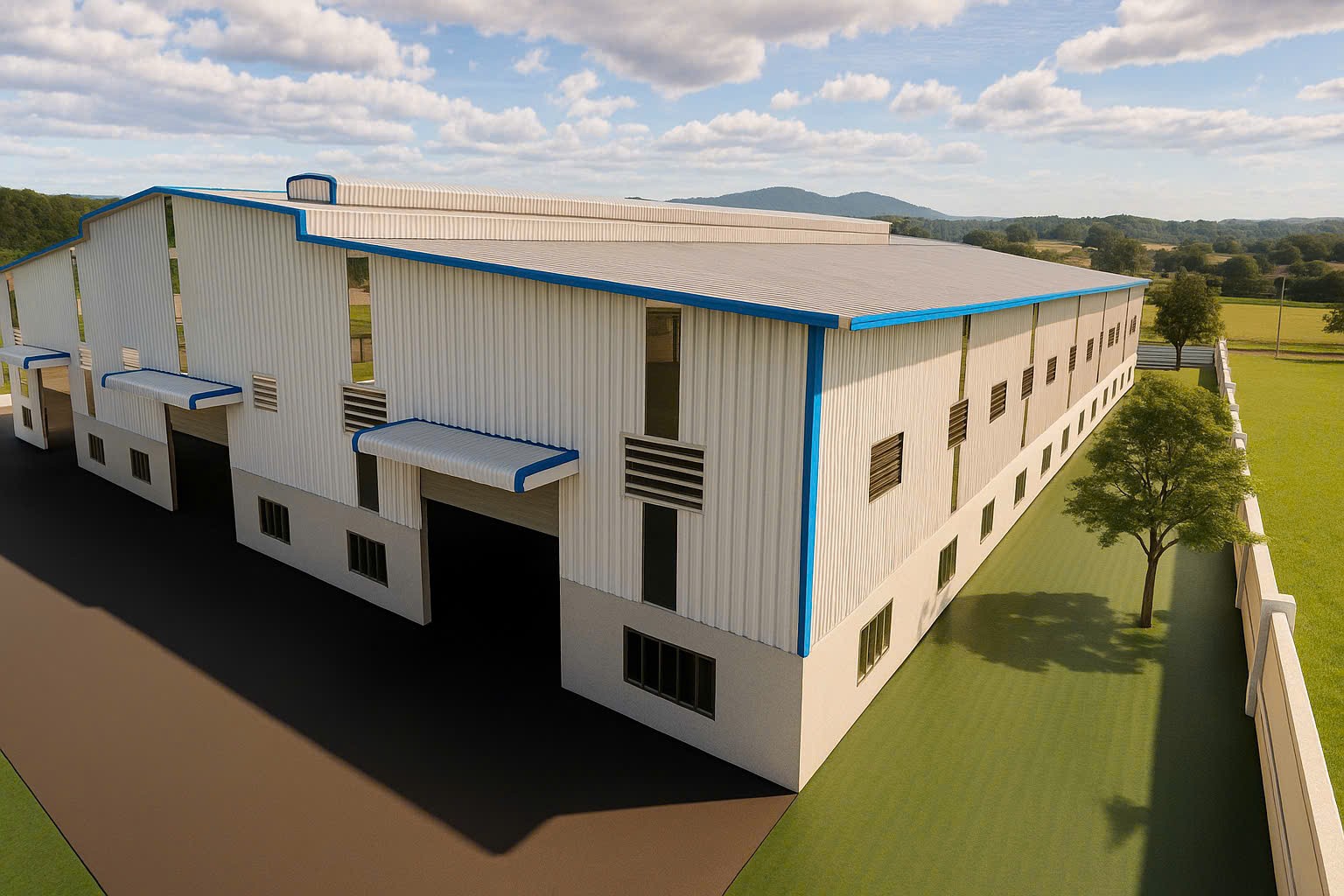 KHO XƯỞNG TIÊU CHUẨN CAO TẠI KCN PLASCHEM ĐỒNG VĂN, HÀ NAM 3