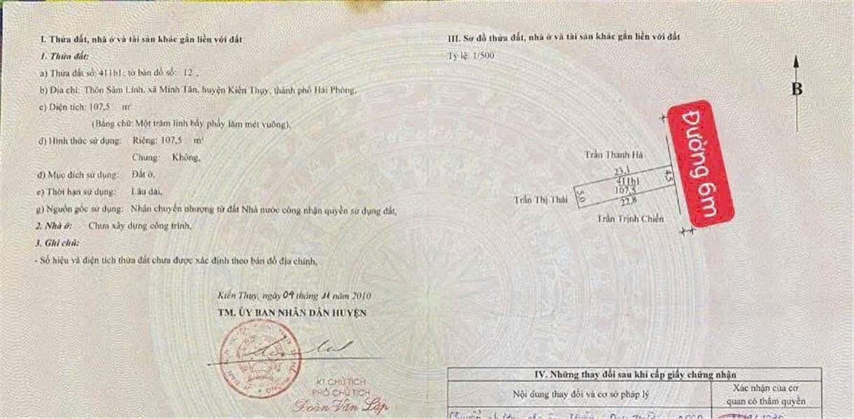 Lô đẹp – giá hiếm khu Minh Tân chỉ 1,7x tỷ  ZALO 0567 222 555 3