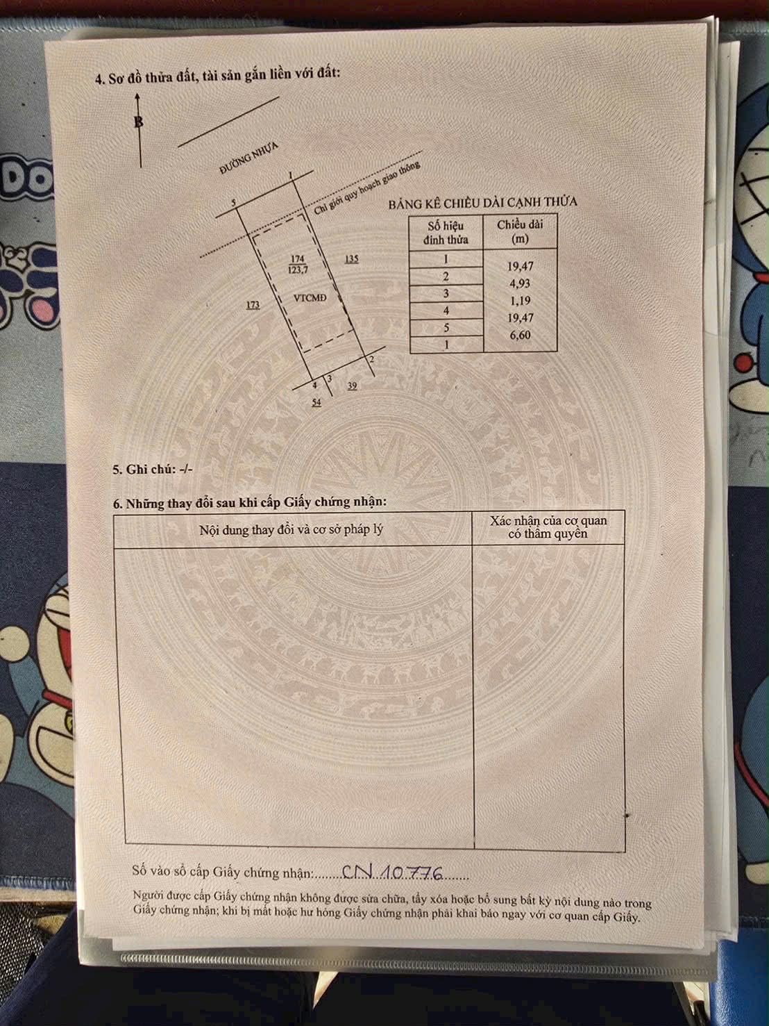 Cần bán Đất đường Võ Văn Kiệt, Xã Phước Hội, Diện tích 247m², Giá 1.5 Tỷ 3