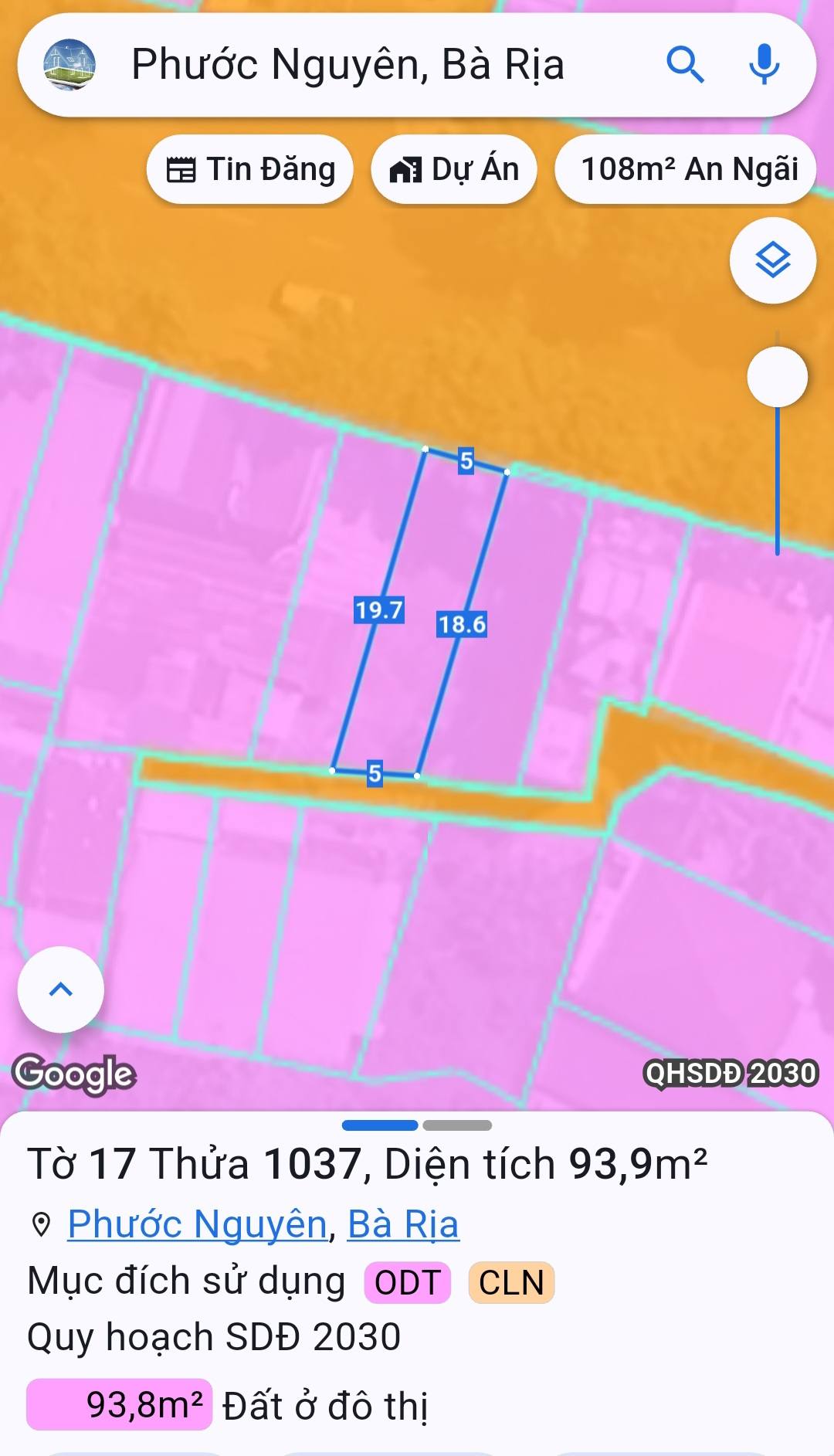 BÁN ĐẤT MẶT TIỀN ĐƯỜNG NGUYỄN VĂN LINH – PHƯỜNG PHƯỚC NGUYÊN, TP BÀ RỊA (P. BÀ RỊA, TP.HCM) 3