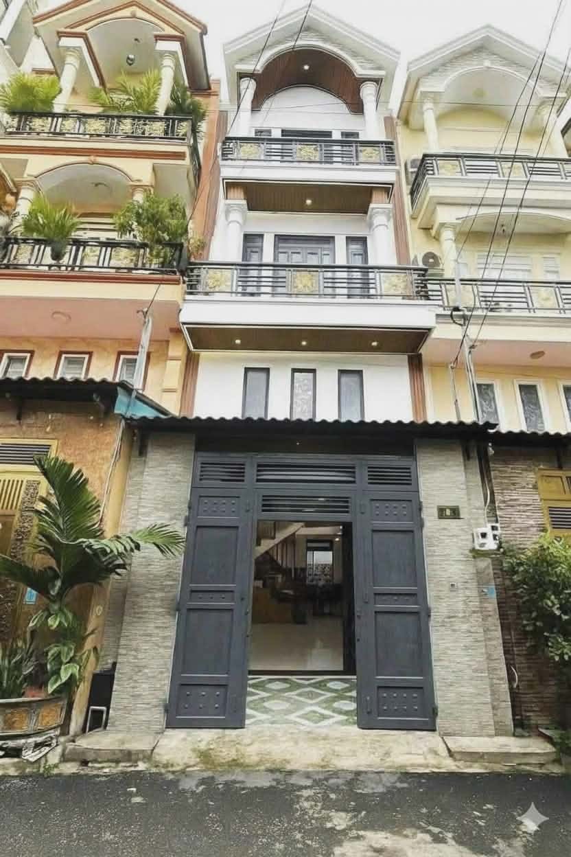 NHÀ 4 TẦNG SANG TRỌNG FULL NỘI THẤT 54M2, HẺM XE HƠI THÔNG TRẦN THỊ NĂM, TÂN CHÁNH HIỆP, QUẬN 12.