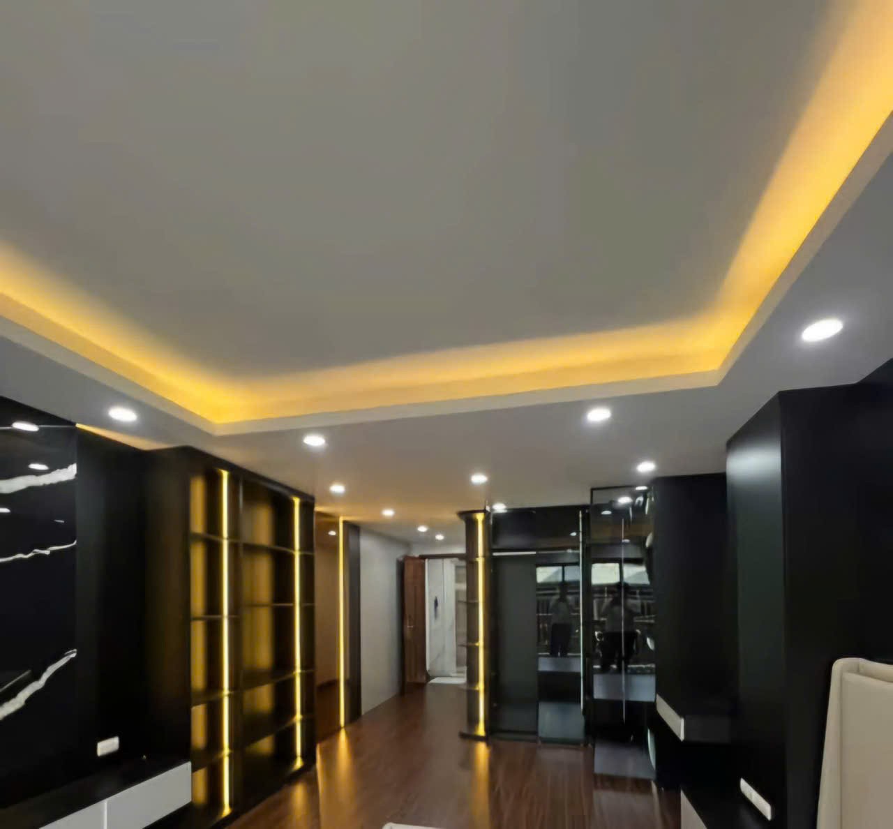 Bán nhà đường Di Trạch,Hoài Đức 40M 6 Tầng, Thang Máy, 2 mặt tiền, đường 7m kinh doanh 7