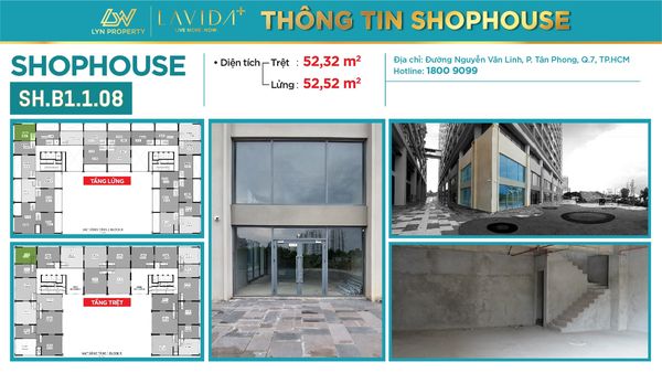 Cần bán Cửa hàng - Kiot - Mặt bằng dự án Lavida Plus, Diện tích 100m², Giá 55 Tỷ 2