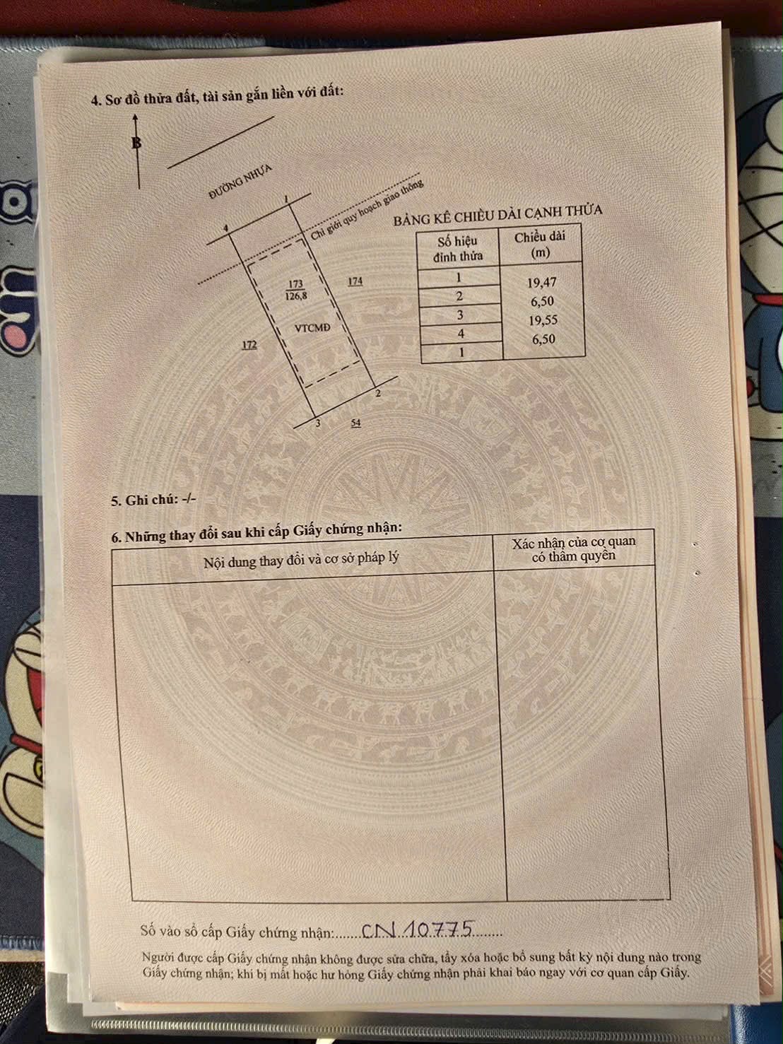 Cần bán Đất đường Võ Văn Kiệt, Xã Phước Hội, Diện tích 247m², Giá 1.5 Tỷ