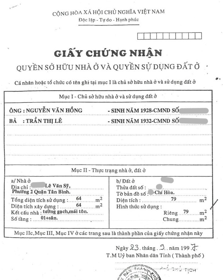 Bán nhà mặt tiền thụt Lê Văn Sỹ, 79m2, chỉ 8 tỷ