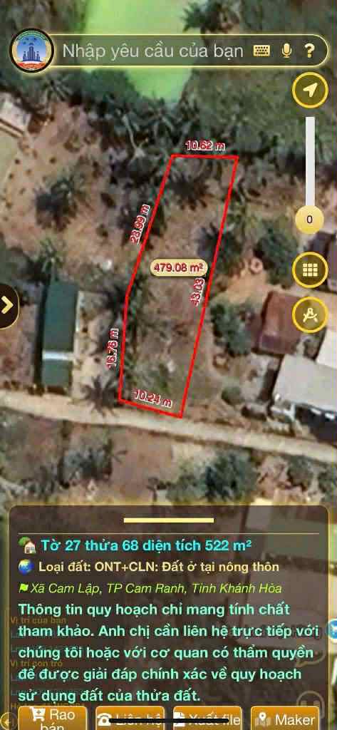 Cần bán Đất đường Quốc lộ 1A, Xã Cam Lập, Diện tích 522m², Giá 1.5 Tỷ 4