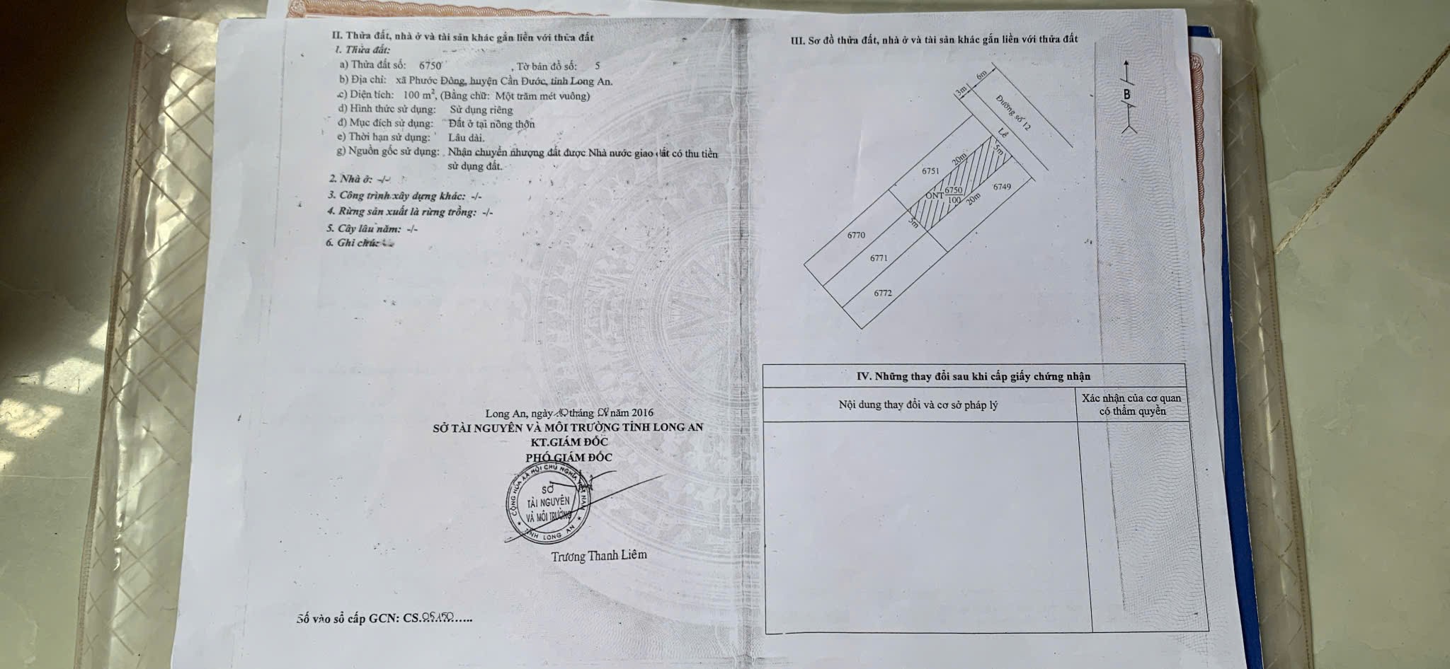 Chủ kẹt cần ra gấp nền 100m2 kdc Phước Đông giá rẻ nhất dự án 800tr 5
