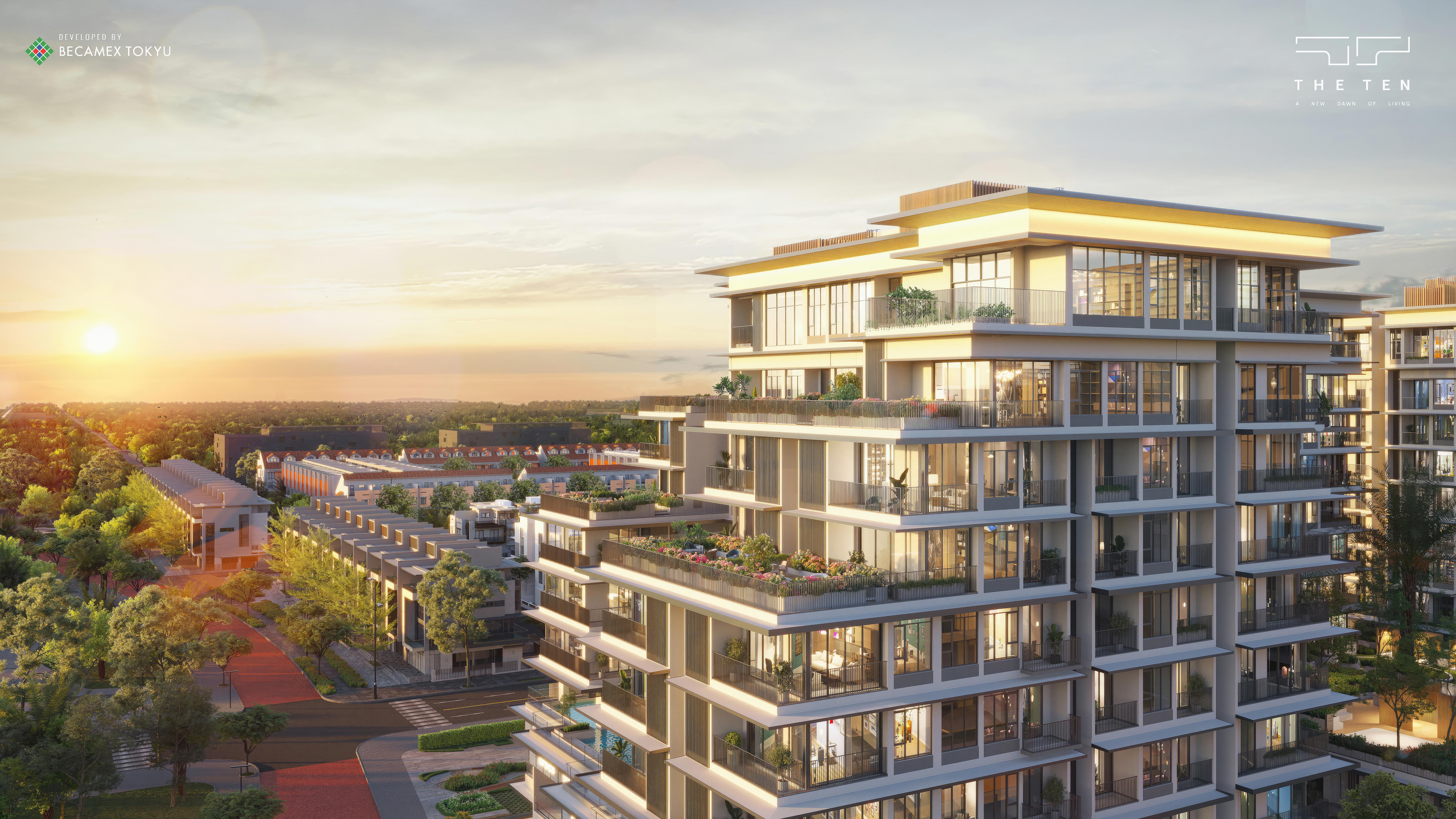 Bán Duplex - 168m2 dự án án căn hộ thượng lưu The TEN giá 12 tỷ có sổ hồng cho người nước ngoài 2