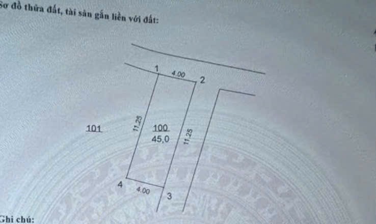 LÔ GÓC 45m2 PHÚC LÝ, Minh Khai, Từ Liêm, NGÕ NÔNG THÔNG GẦN ÔTÔ TRÁNH, 7 Tỷ 4