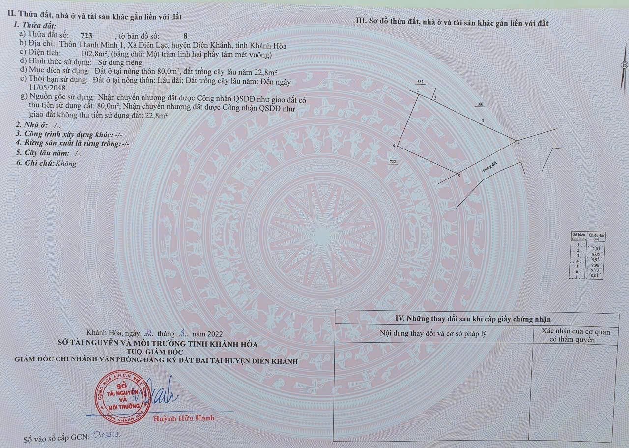 Bán đất Diên Lạc giá rẻ cách Tỉnh Lộ 2 đúng 150m - đường bê tông oto vào tới nơi 6