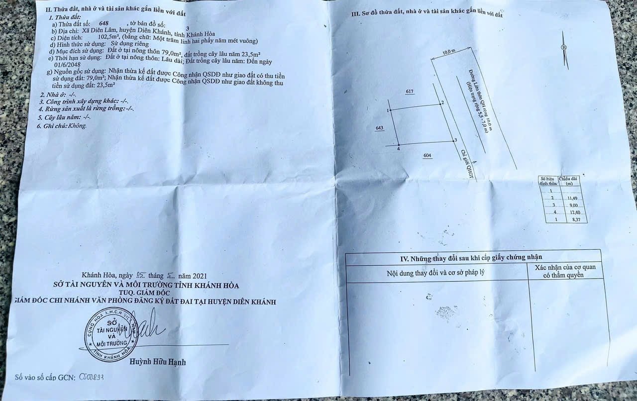 Bán nhà Diên Lâm - Diên Khánh giá rẻ có sân sau rộng làm vườn 9