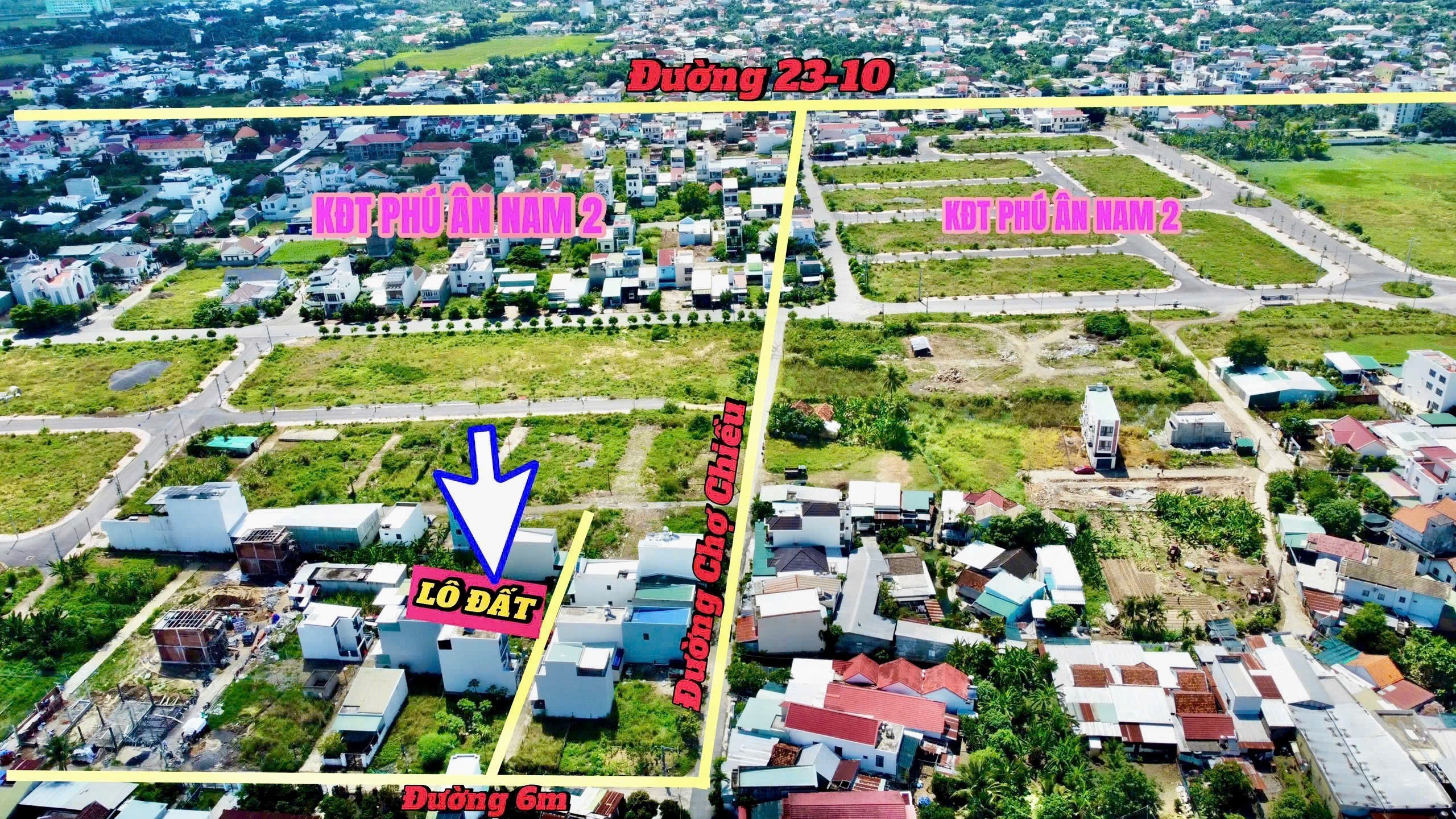 Bán đất Diên An full thổ giá rẻ giáp ranh KĐT Phú Ân Nam 2 - đường Chợ Chiều 2