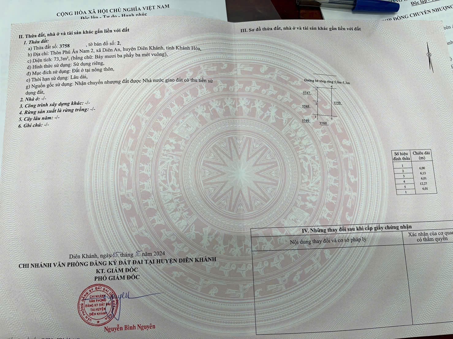 Bán đất Diên An thôn Phú Ân Nam 2 - nhánh đường Chợ Chiều dân cư đông đúc 8