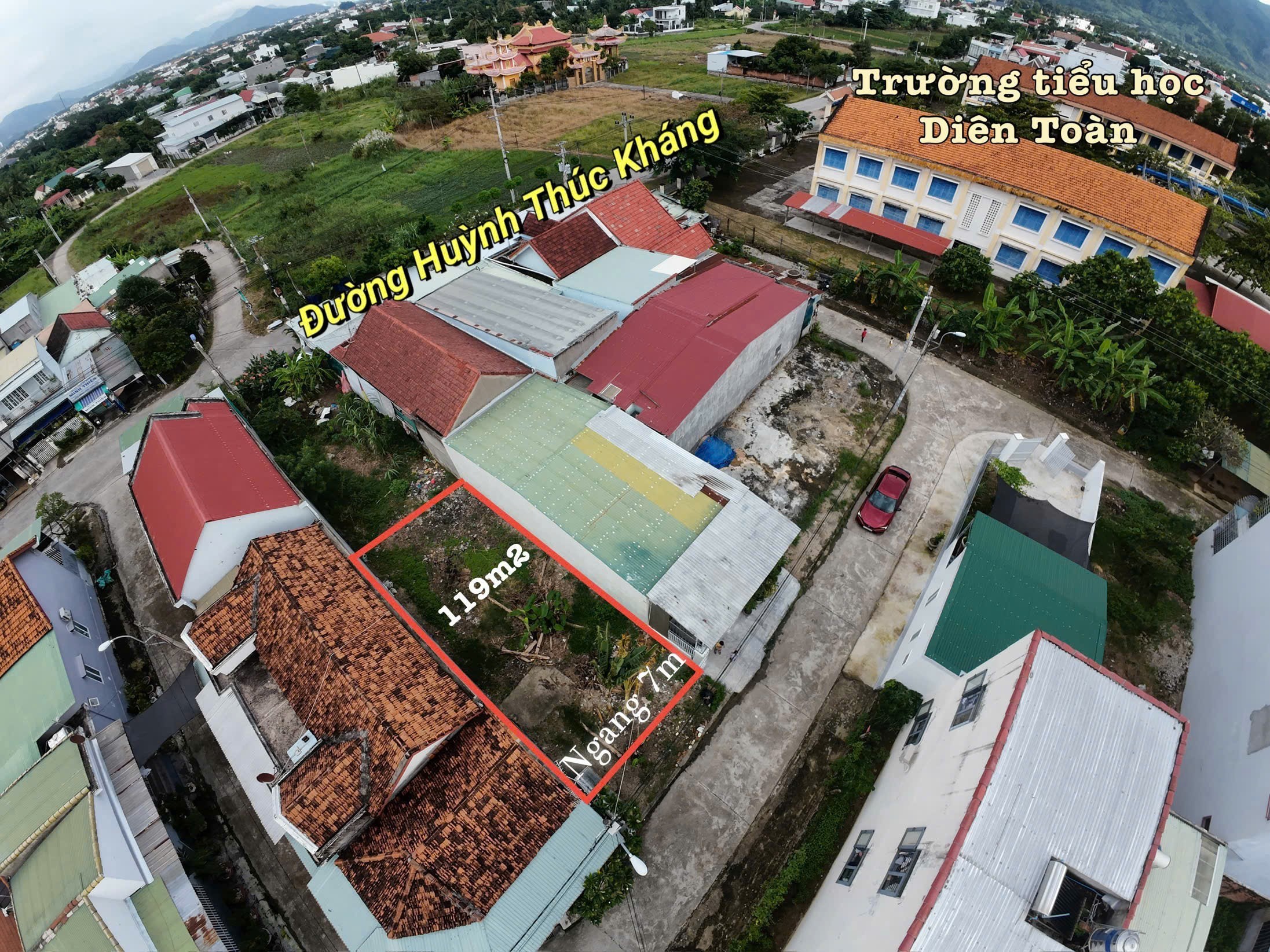 Bán đất tái định cư Diên Toàn sát bên Huỳnh Thúc Kháng - sát bên trường tiểu học Diên Toàn 4