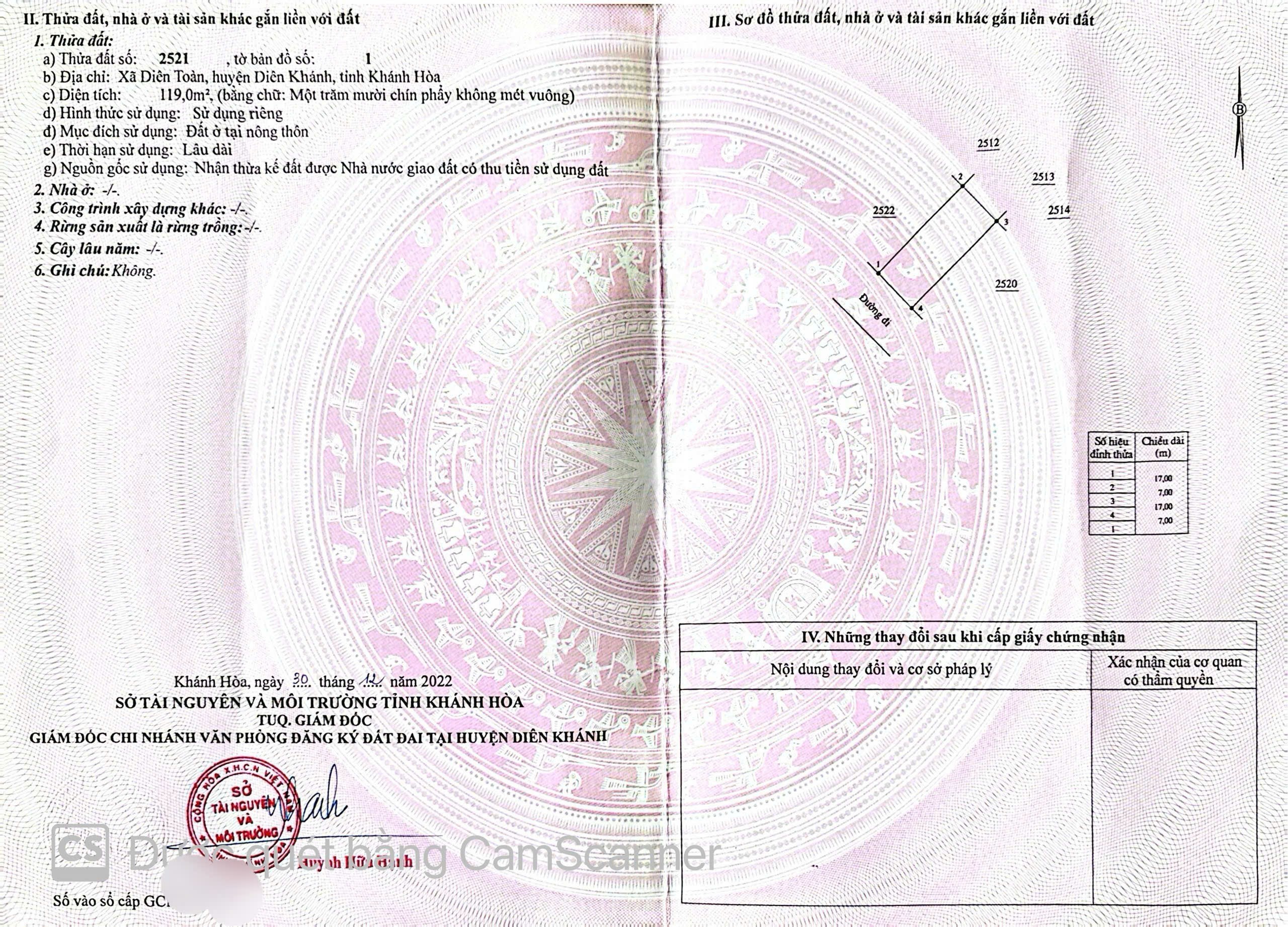 Bán đất tái định cư Diên Toàn sát bên Huỳnh Thúc Kháng - sát bên trường tiểu học Diên Toàn 8