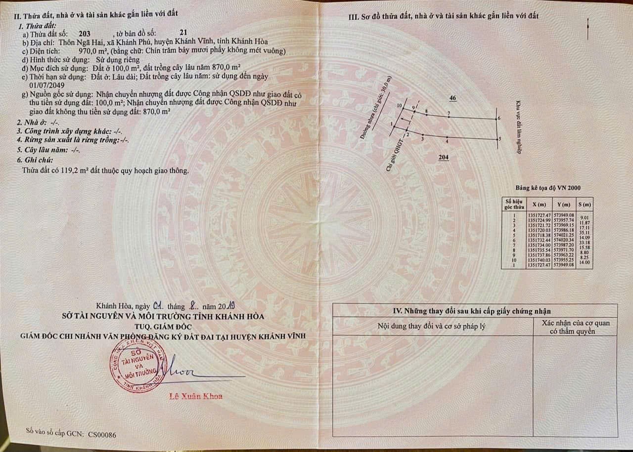 Bán đất Khánh Phú mặt tiền đường nhựa Yangbay - thế đất lưng tựa núi cực vượng phong thủy 11