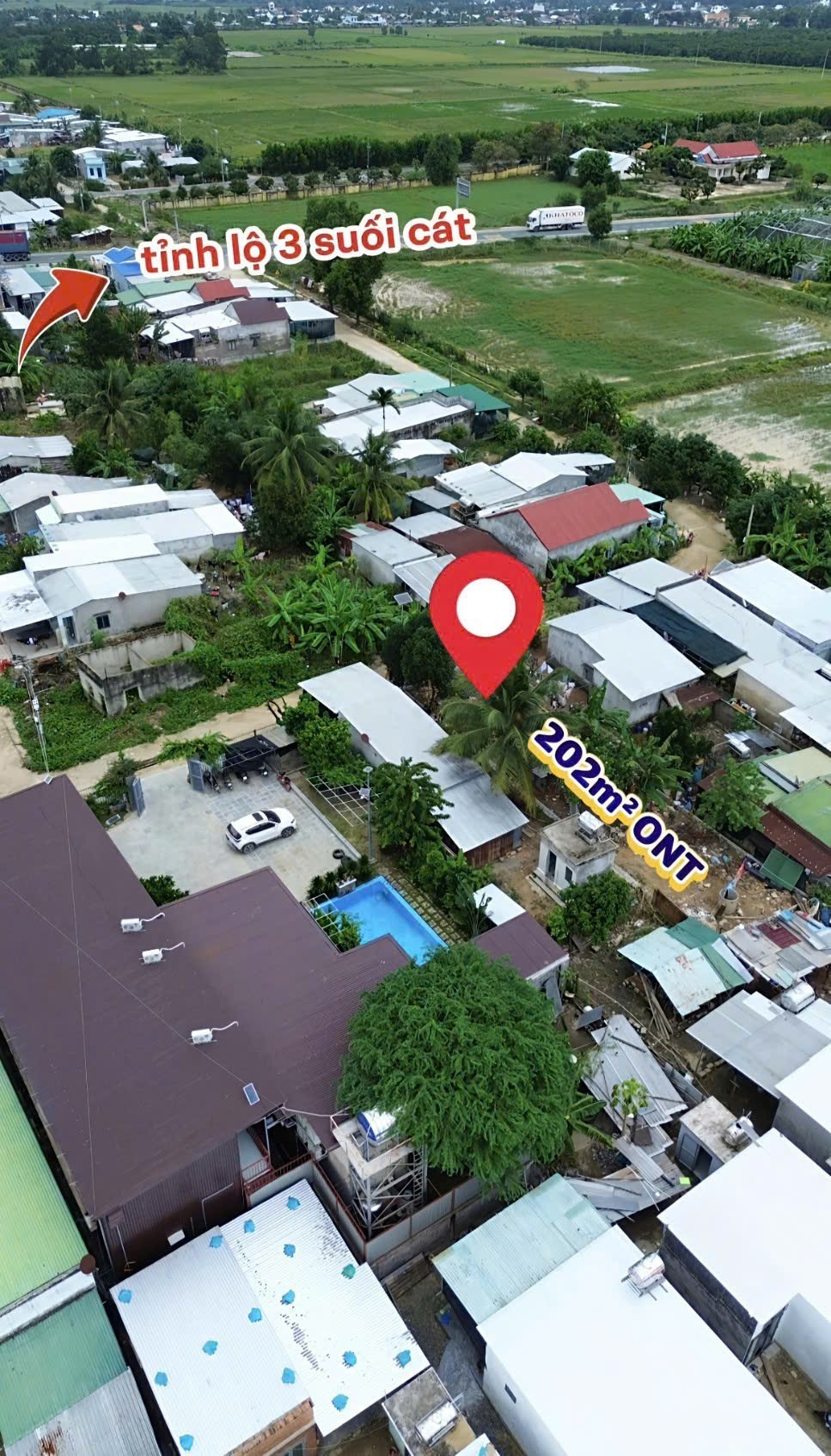 Bán đất Suối Cát - Cam Lâm full thổ cư sát bên Tỉnh Lộ 3 điểm xuống cao tốc Bắc Nam 4