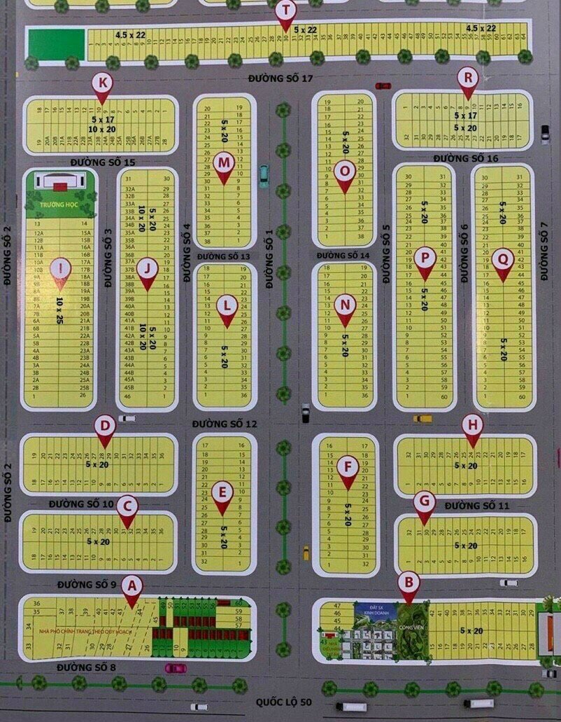 Đất nền kdc Phước Đông 100m2 cần bán gấp giá xã lỗ 830tr 4