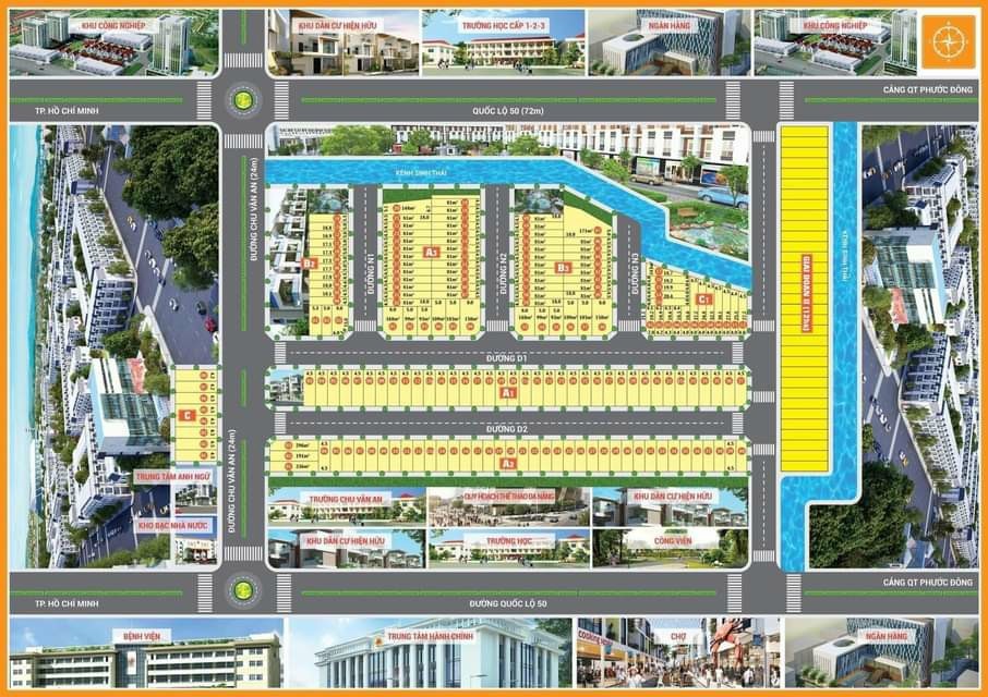 Đất nền đô thị 85m2 mt Chu Văn An giá đầu tư 1 tỏi 250tr 4