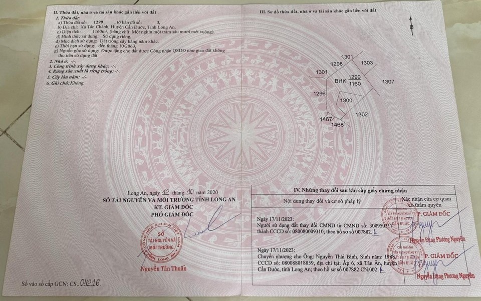 Chủ cần bán gấp 883m2 đất vườn xã Tân Chánh giá hết sổ 480tr 5