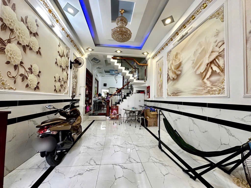 NHÀ 4 TẦNG (4x16) HIỆP THÀNH 45, Q12 – XE HƠI NGỦ TRONG NHÀ GIÁ 5.5 TỶ