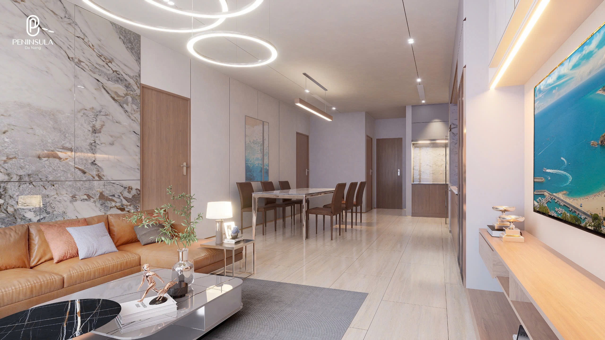 Chung cư cao cấp Peninsula ĐN, giá sốc chỉ còn 1 căn view trực diện sông, ưu đãi phí quản lý 2 năm 8