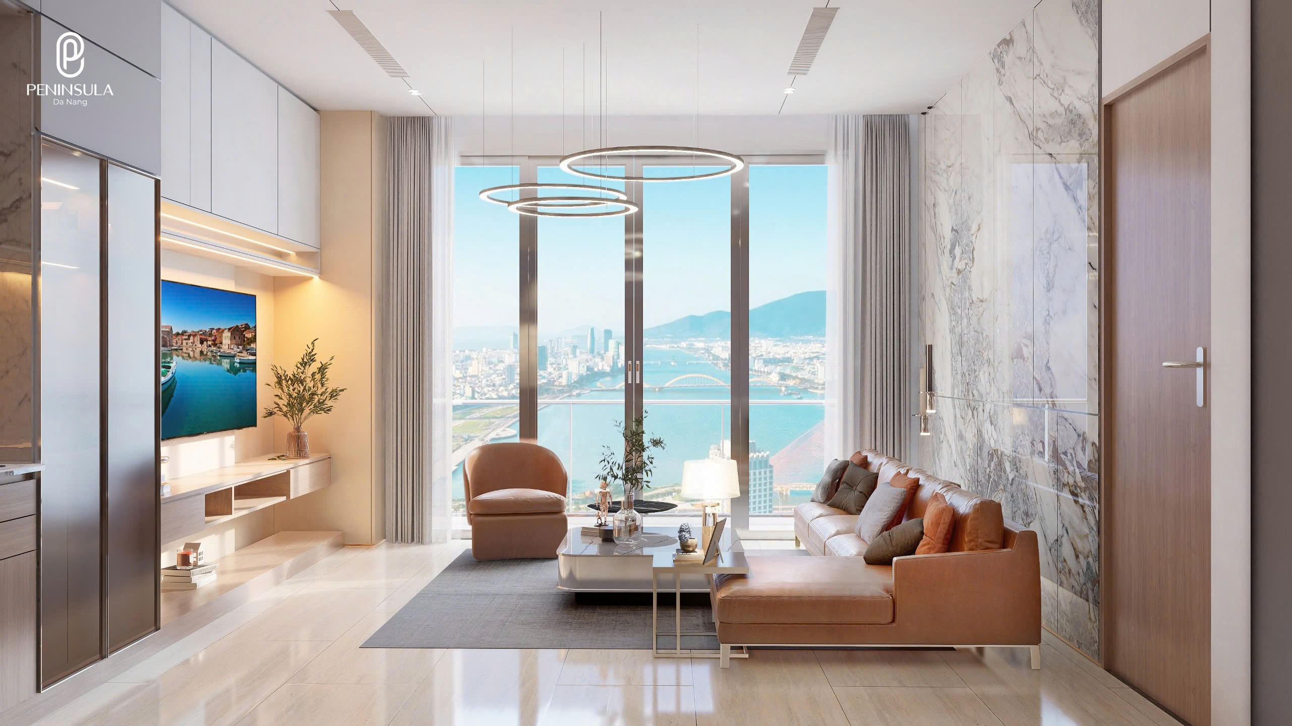 Chung cư cao cấp Peninsula ĐN, giá sốc chỉ còn 1 căn view trực diện sông, ưu đãi phí quản lý 2 năm 9