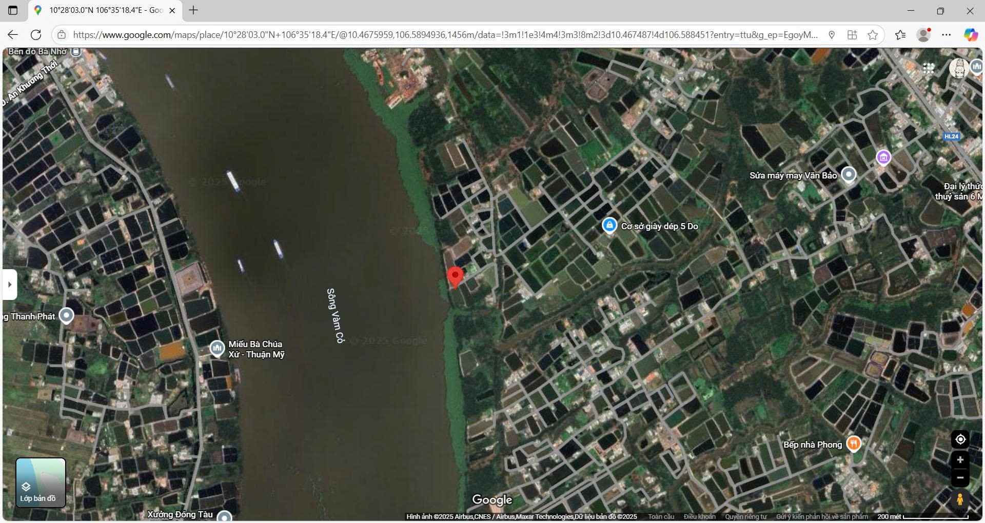 Đất full thổ 609m2 thích hợp làm nhà vườn view sông Vàm Cỏ xã Tân Chánh giá rẻ 700tr 3