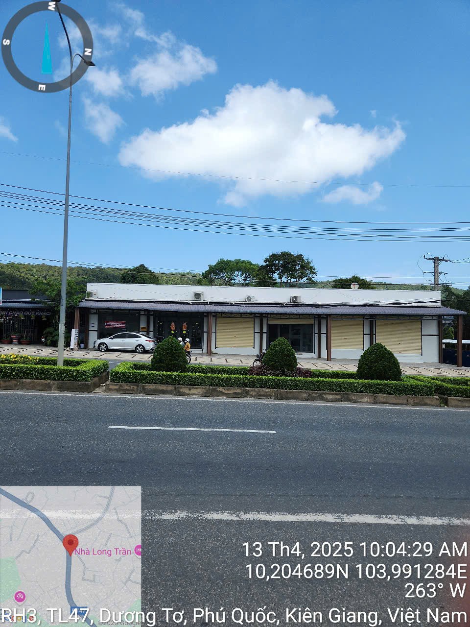 Bán đất mặt tiền DT47, Dương Tơ, PQ, mặt tiền lớn 70m, dt hơn 2200m2 2