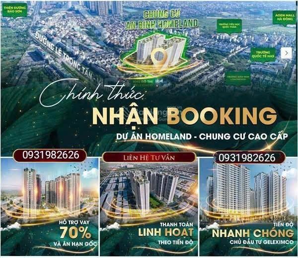 BOOKING SỚM AN BÌNH HOMELAND KHÁCH HÀNG ĐƯỢC LỢI GÌ? LH: 0931982626 4