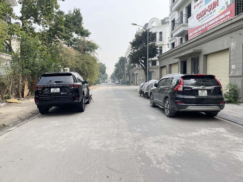 Cần bán 247m2 đất biệt thự 31ha Trâu Quỳ, Gia Lâm. Đường 13m, view hồ điều hòa 3