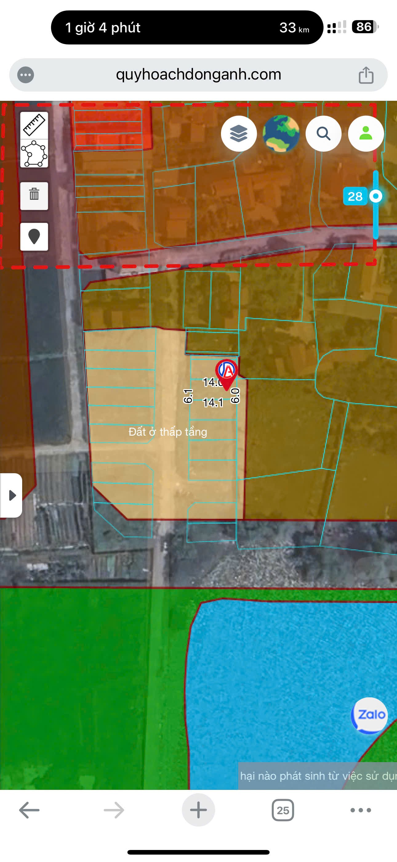 LÔ ĐẤT ĐẸP X5 – XÓM ĐÔNG KHÊ NỮ . HƠN 90TR/1M 5