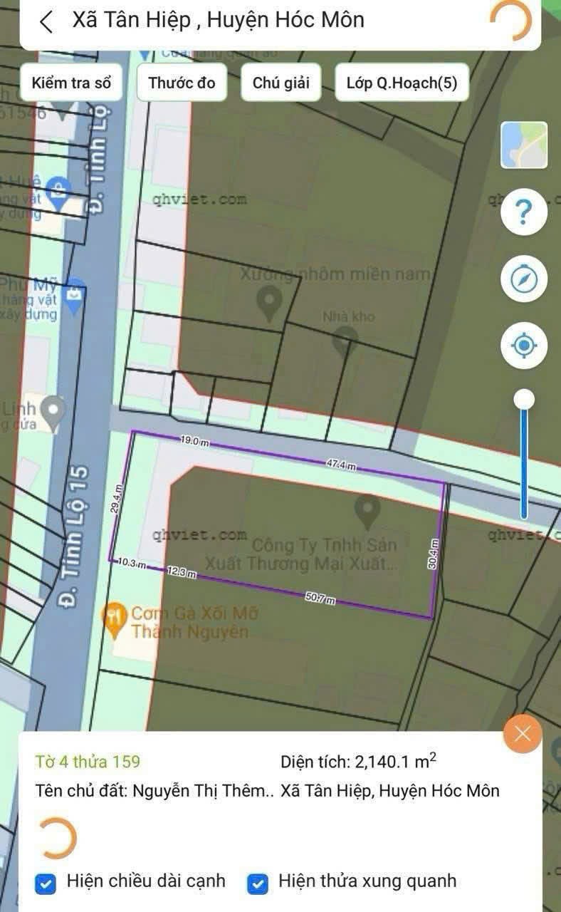 BÁN GẤP LÔ ĐẤT (30x70) GÓC 2 MẶT TIỀN ĐỖ VĂN DẬY – TRUNG TÂM TÂN HIỆP, HÓC MÔN 4