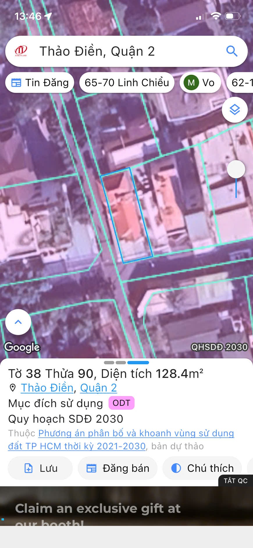 Cần bán Nhà mặt tiền Quận 2, Hồ Chí Minh, Diện tích 138m², Giá 53 Tỷ 5